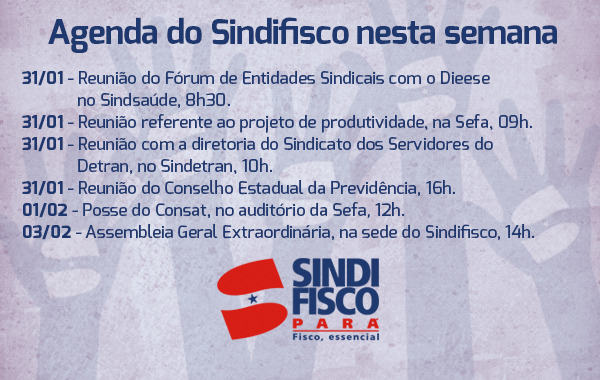 Agenda Sindifisco Pará