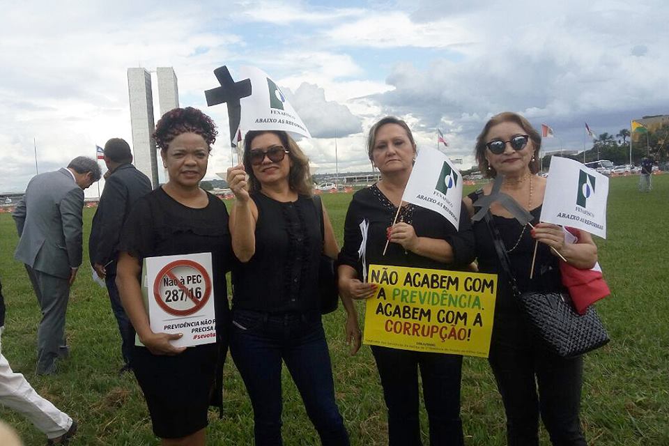 Sindifisco em Brasília contra a reforma