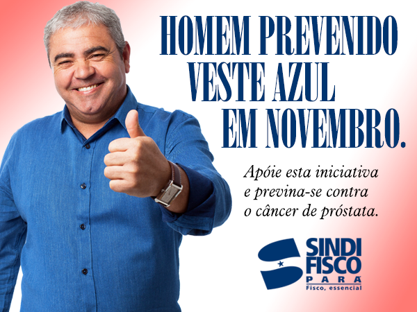 Em novembro, homem prevenido veste azul