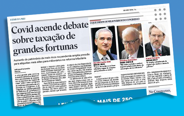 Mídia pauta taxação das altas rendas