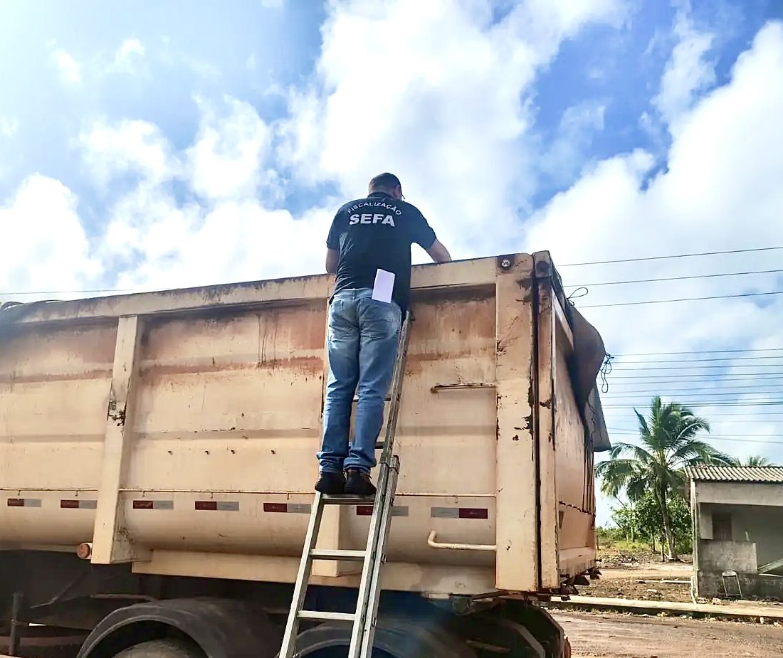 SEFA apreende 46 toneladas de soja em Cachoeira do Piriá