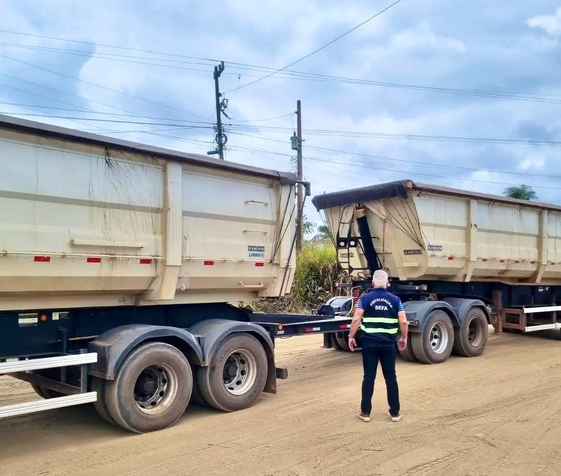 Fiscalização da SEFA apreende quase 50 mil kg de minério de cobre em Marabá