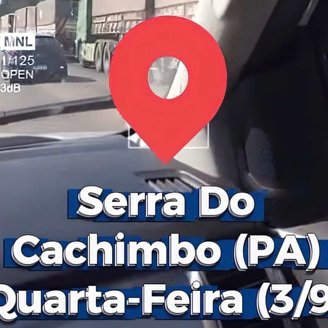 Extensa fila de caminhões na BR-163 revela grandiosidade do trabalho do Fisco no Pará