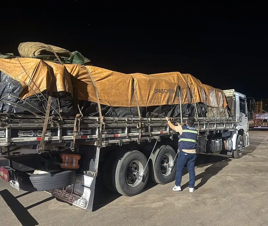 SEFA apreende roupas no valor de R$ 109 mil em Dom Eliseu